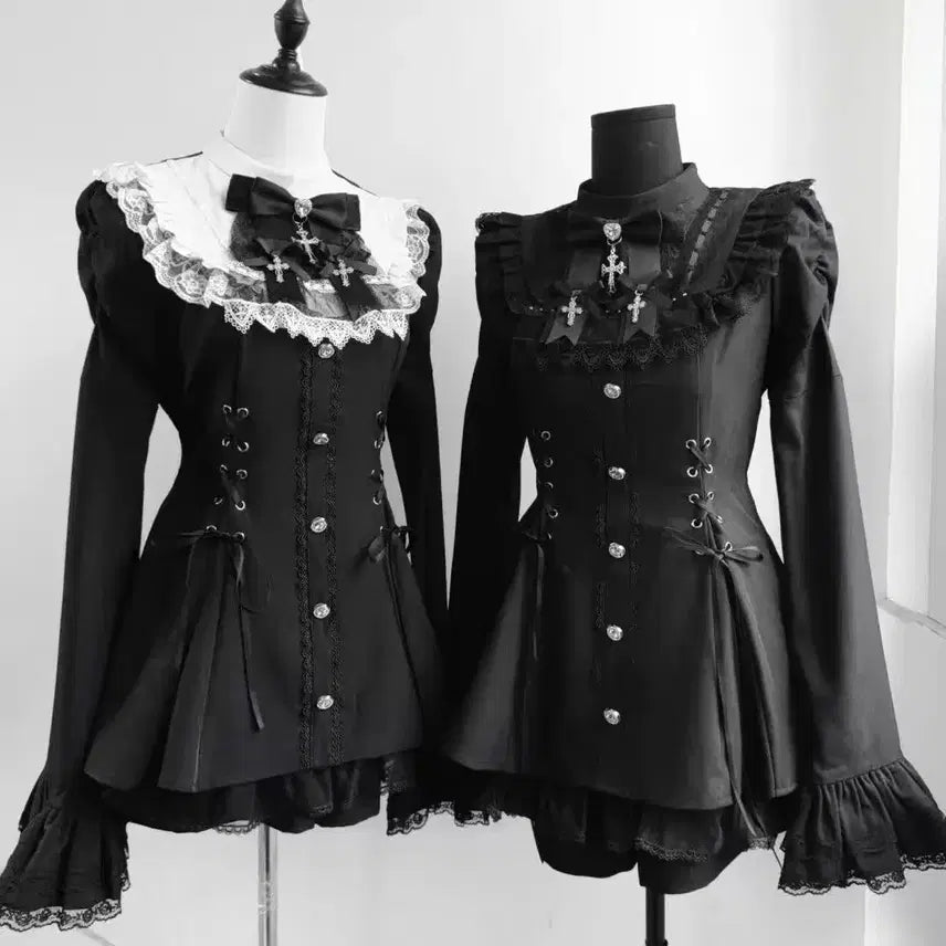 [BUNJANG] Gothic Lace Setup / (빠른배송)지뢰계 고딕 레이스 셋업