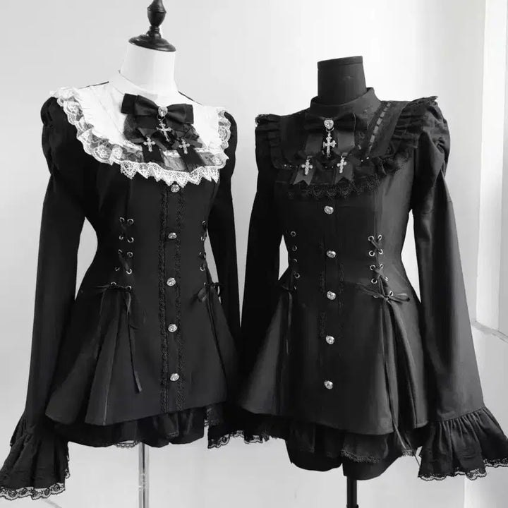 [BUNJANG] Gothic Lace Setup / (빠른배송)지뢰계 고딕 레이스 셋업