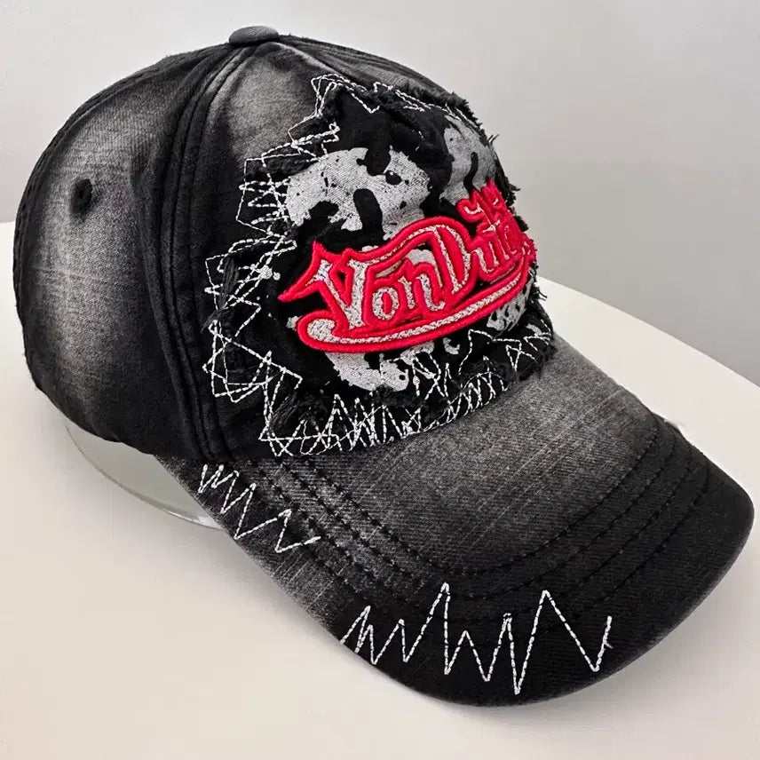 [BUNJANG] BONDI PROJECT Vintage Distressed Ball Cap Grey / 본더치 빈티지 디스트로이드 볼캡 그레이