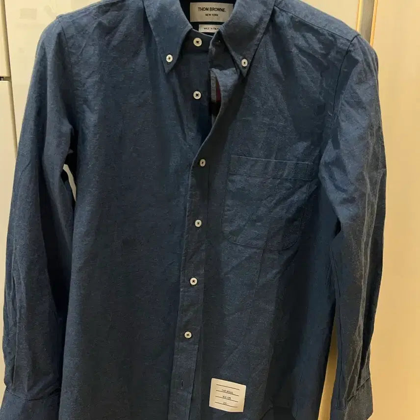 [BUNJANG] Thom Browne Center Back Chambray Shirt / 25fw 톰브라운 청셔츠 센터백 95-100