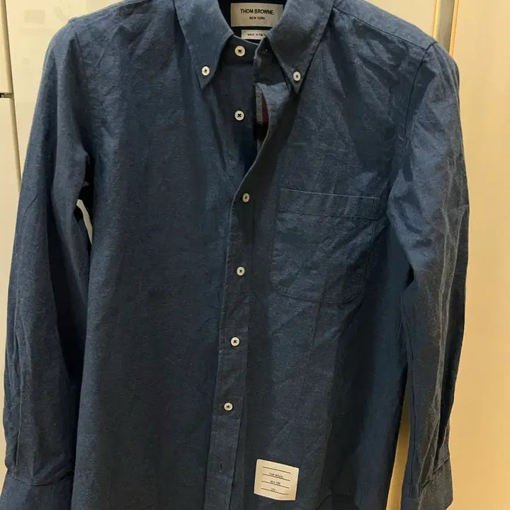 [BUNJANG] Thom Browne Center Back Chambray Shirt / 25fw 톰브라운 청셔츠 센터백 95-100