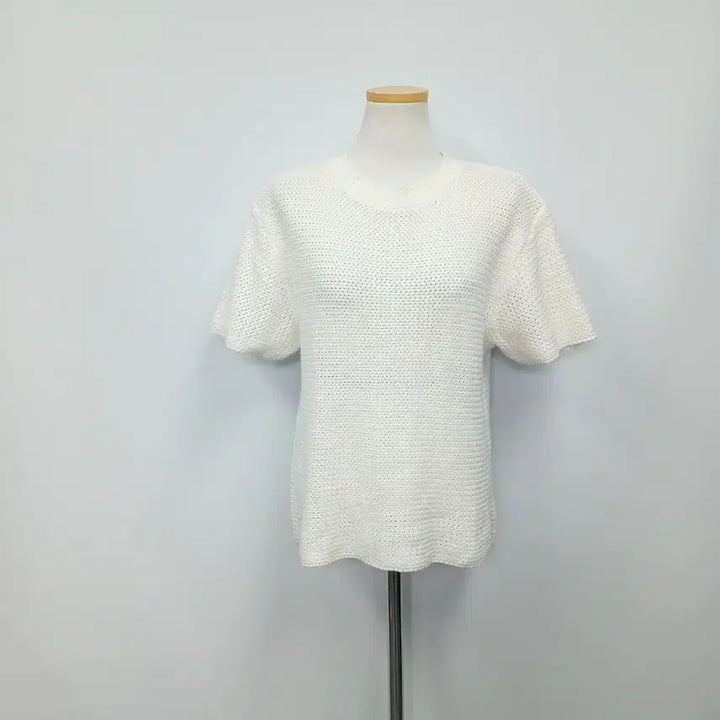 [BUNJANG] MONGDOL 22SS Cropped Short-Sleeved Knit Top (Size 55) / MONGDOL 22SS 크롭 반팔 니트 텍스처 55