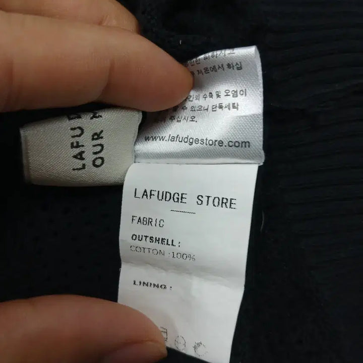 [BUNJANG] Lafarge Store Oversized Knit Polo Shirt / 라퍼지스토어 반팔 카라 니트 오버핏 95