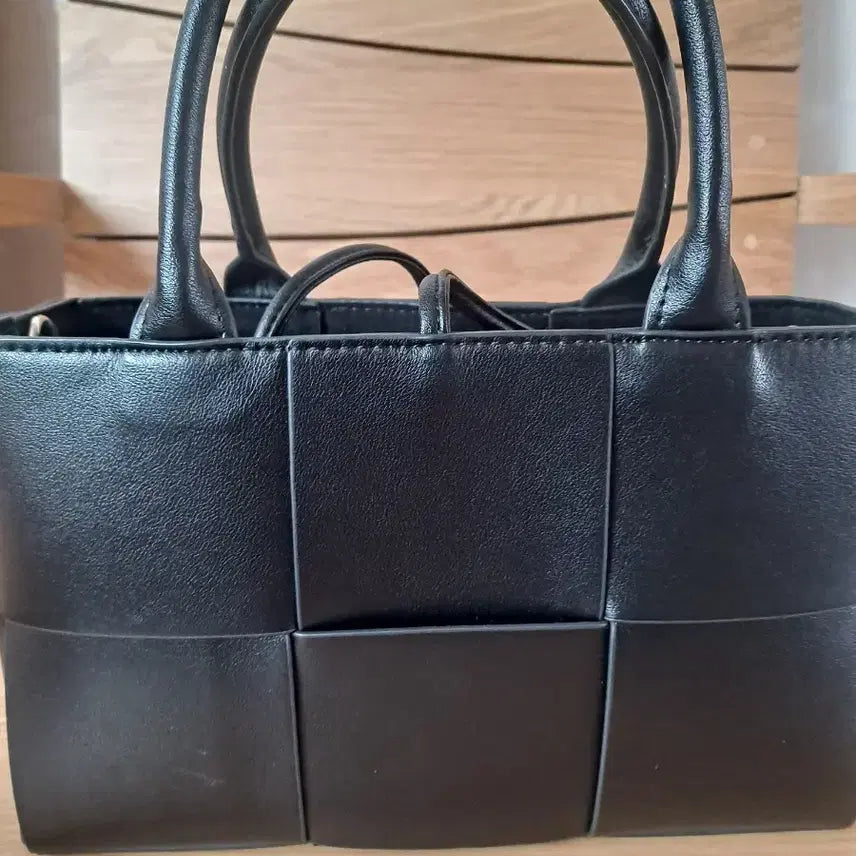 [BUNJANG] Genuine Leather Woven Bag / 소가죽 위빙백