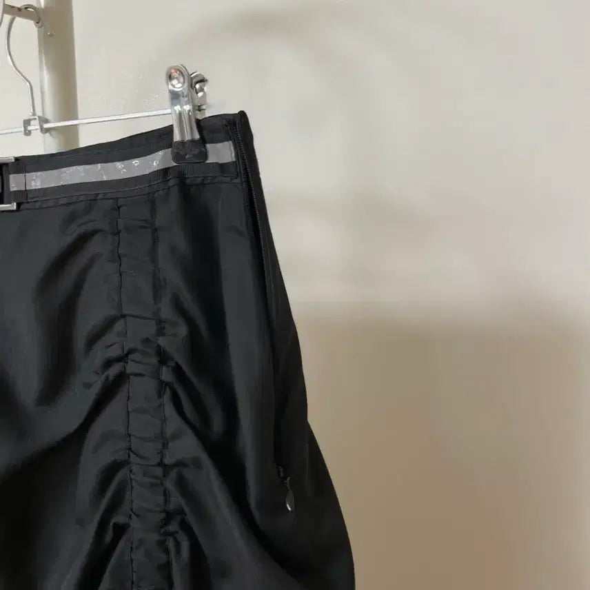 [BUNJANG] Black Shirred Tulle Midi Skirt / 블랙 셔링 튜튜 스커트