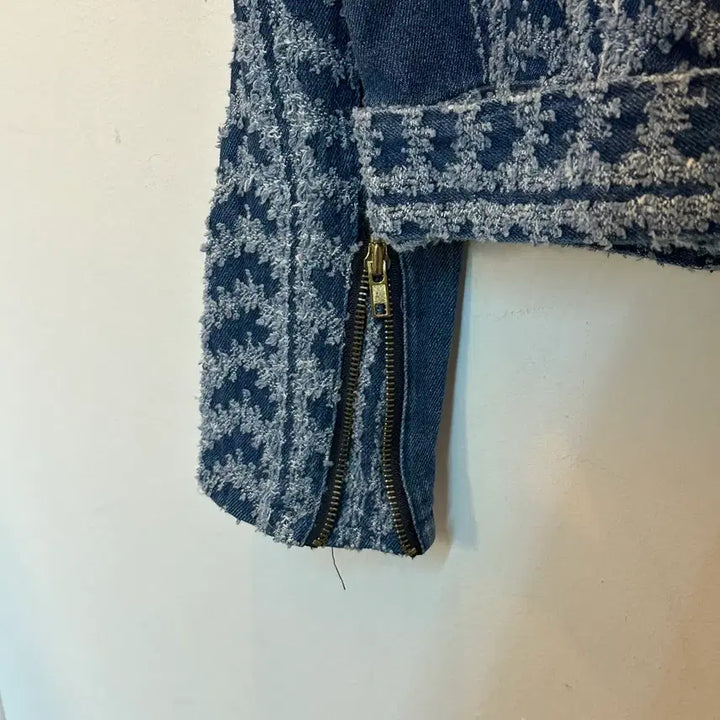 [BUNJANG] Tankus Denim Rider Jacket S / 탱커스 데님 라이더 자켓 S