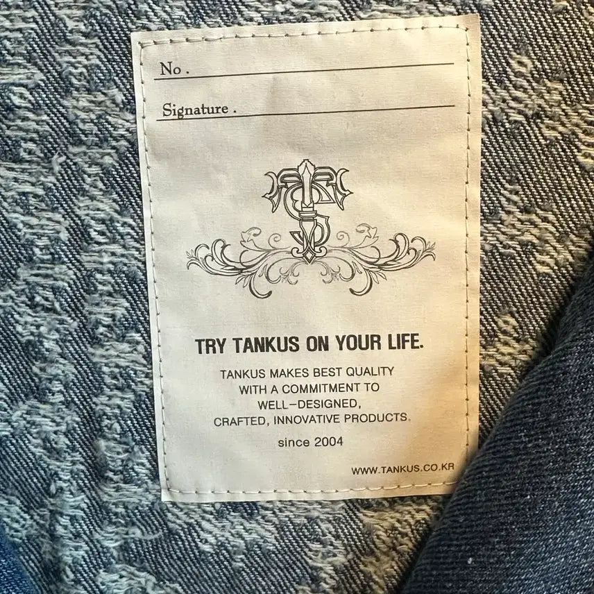 [BUNJANG] Tankus Denim Rider Jacket S / 탱커스 데님 라이더 자켓 S