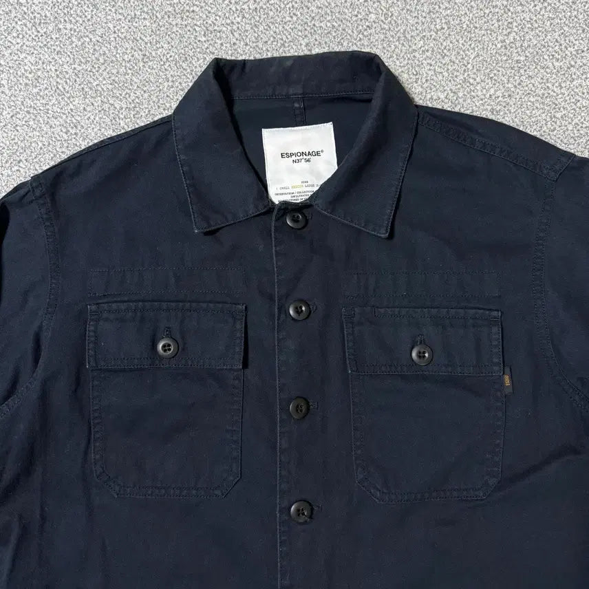 [BUNJANG] Espionage Navy Military Jacket M / 에스피오나지 밀리터리 자켓 M