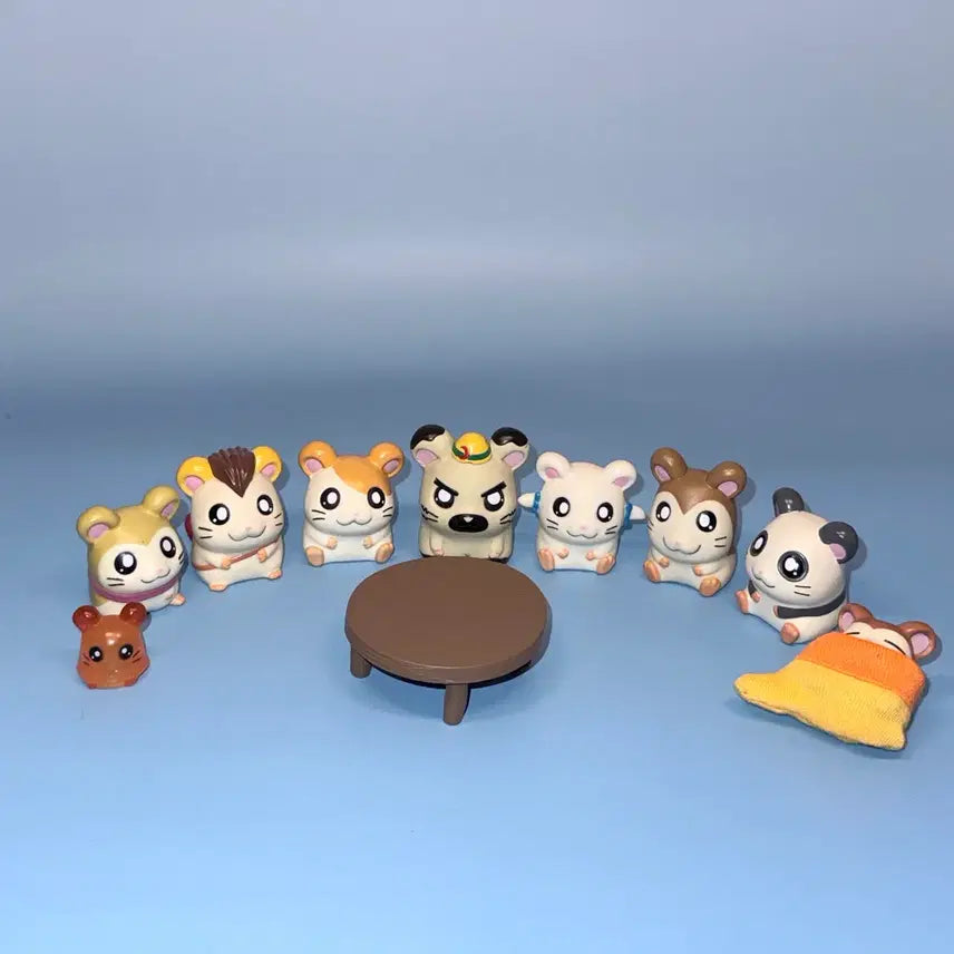 [BUNJANG] Hamtaro Hamtaro Soft Vinyl Figure Set / 고전 방가방가햄토리 햄타로 소프비 피규어