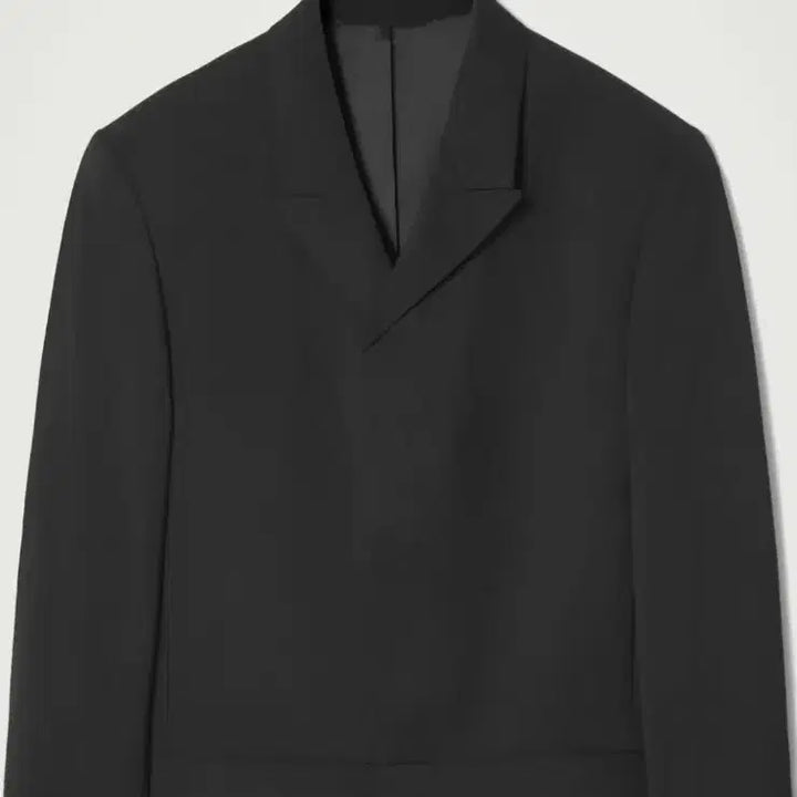 [BUNJANG] COS Tailored Crop Jacket Black / COS 울 테일러드 크롭 자켓 블랙 46(M)
