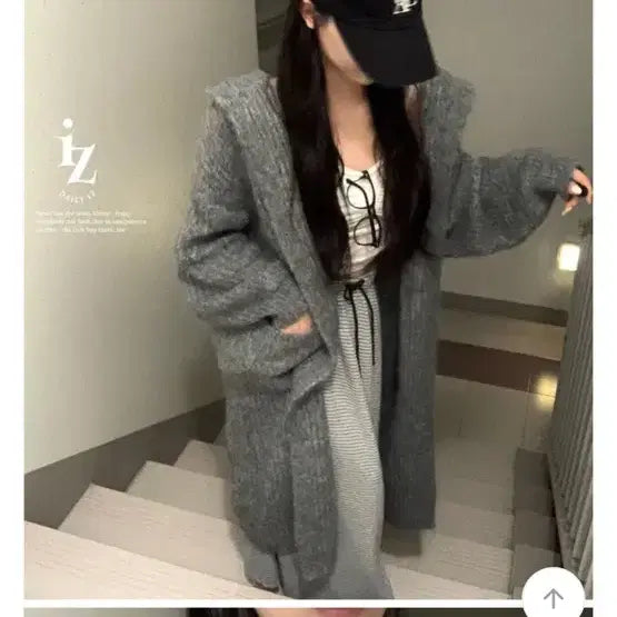 [BUNJANG] Avery Long Knit Cardigan / 에이블리 롱 니트가디건