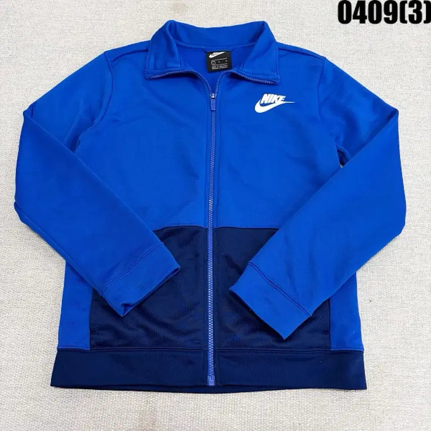 [BUNJANG] Nike Track Top Zip Jacket Blue L / L 나이키 트랙탑 져지 집업 자켓 블루 배색 0409(3)