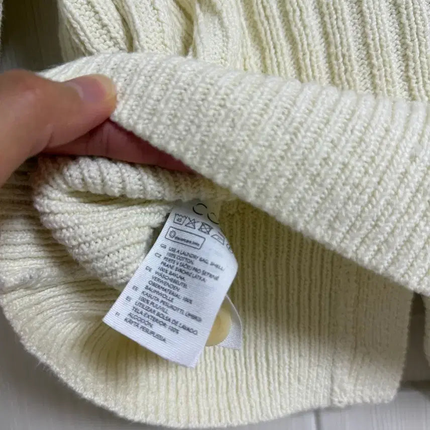 [BUNJANG] COS Ivory Cotton Top S / COS 아이보리 탑 S