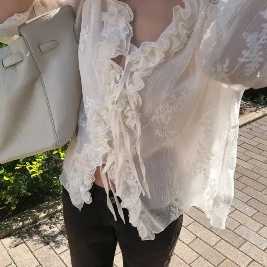 [SOLD OUT] 메이비베이비 Negroni Blouse 새상품