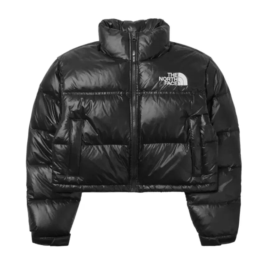 [BUNJANG] The North Face Nuptse Shiny Short Padded Jacket / 노스페이스 눕시 유광 숏패딩 크롭패딩