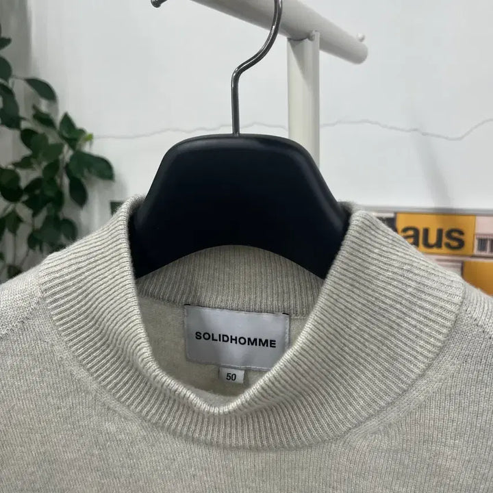 [BUNJANG] Solid Homme 100% Cashmere Turtleneck 50 / 솔리드옴므 캐시미어100% 터틀넥 50