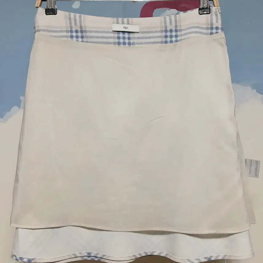 [BUNJANG] KIJUN Essential Check Skirt (M) / (M) 기준 KIJUN 에센셜 체크 치마