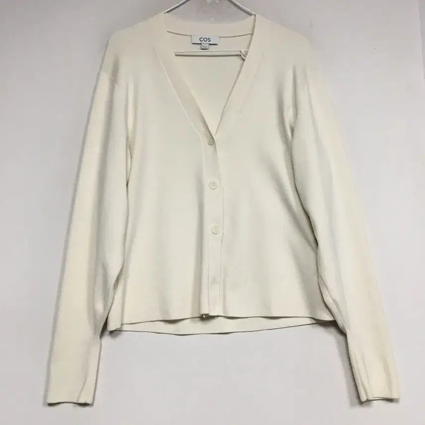 [BUNJANG] COS Wool V-Neck Cardigan - S / COS 코스 웨이스트 울 브이넥 가디건 S