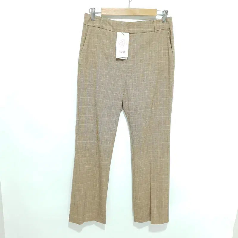 [BUNJANG] SOUP Checkered Bootcut Slacks / SOUP 체크 부츠컷 슬랙스 66_S1836