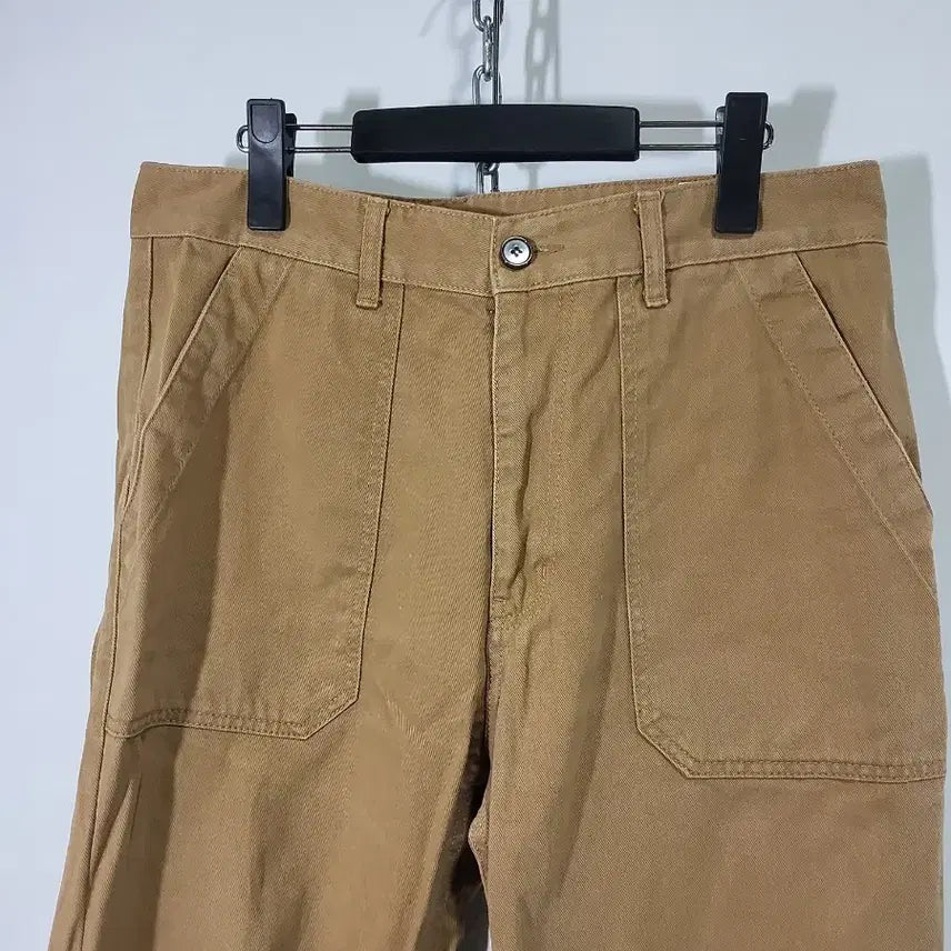 [BUNJANG] Uniform Bridge Beige Cargo Pants / 유니폼브릿지 베이지  카고  팬츠
