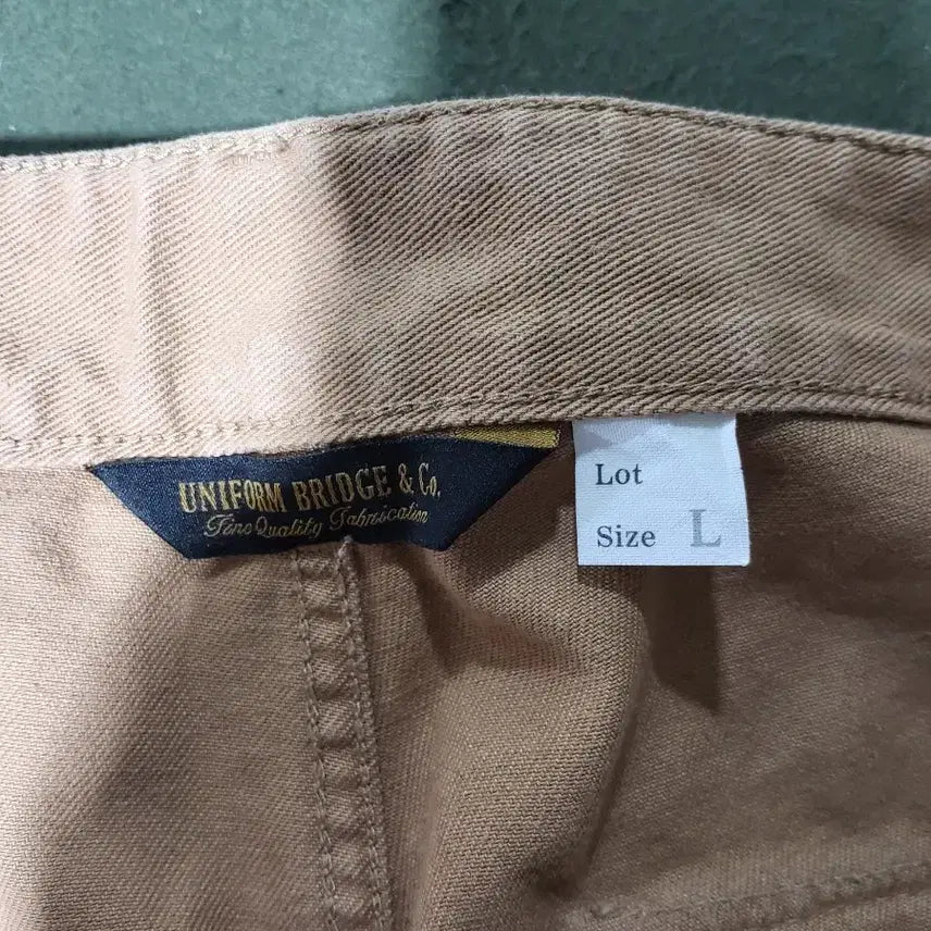 [BUNJANG] Uniform Bridge Beige Cargo Pants / 유니폼브릿지 베이지  카고  팬츠