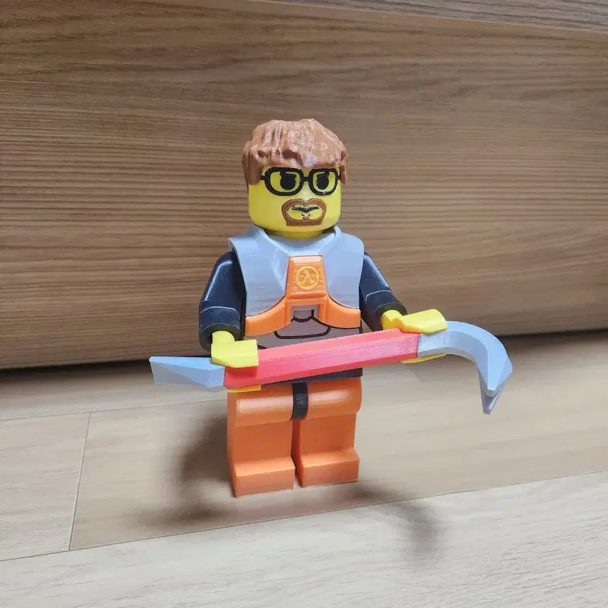 [BUNJANG] Half-Life Gordon Freeman Lego Minifigure / 하프라이프 고든 프리맨 레고 피규어