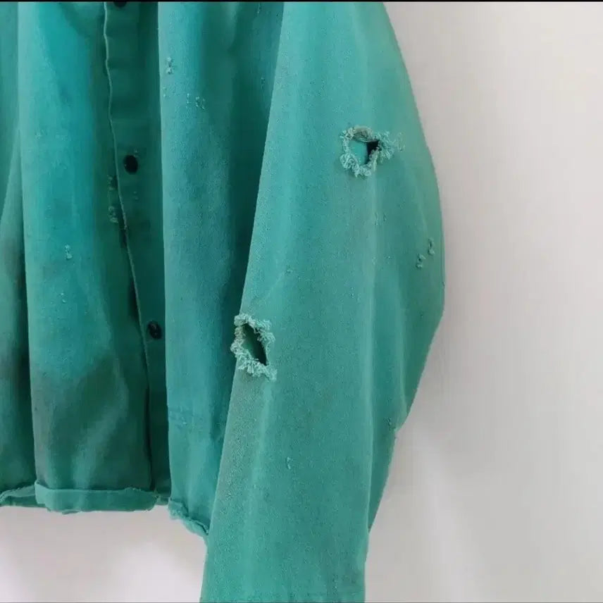 [SOLD OUT] 90s 아메리칸 워크웨어 셔츠 디스트레스드