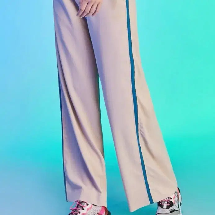 [SOLD OUT] 한섬 시스템(SYSTEM) 사이드 라인 와이드 팬츠