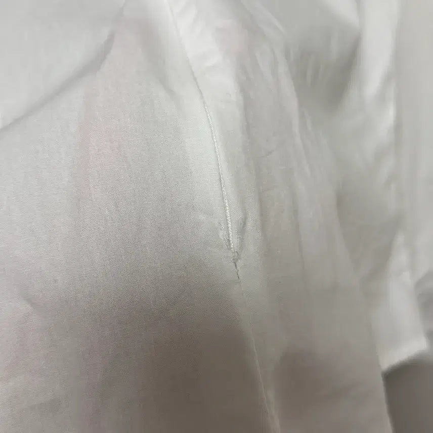[BUNJANG] White Lab Blouse / 화이트 랩 블라우스