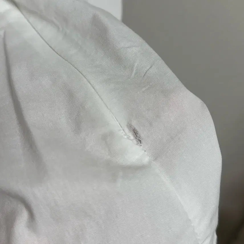 [BUNJANG] White Lab Blouse / 화이트 랩 블라우스