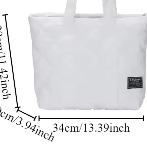 [BUNJANG] Quilted Tote Bag Beige / 누빔 퀼팅 토트백 베이지 가방 수납력 좋아요 여행 출근