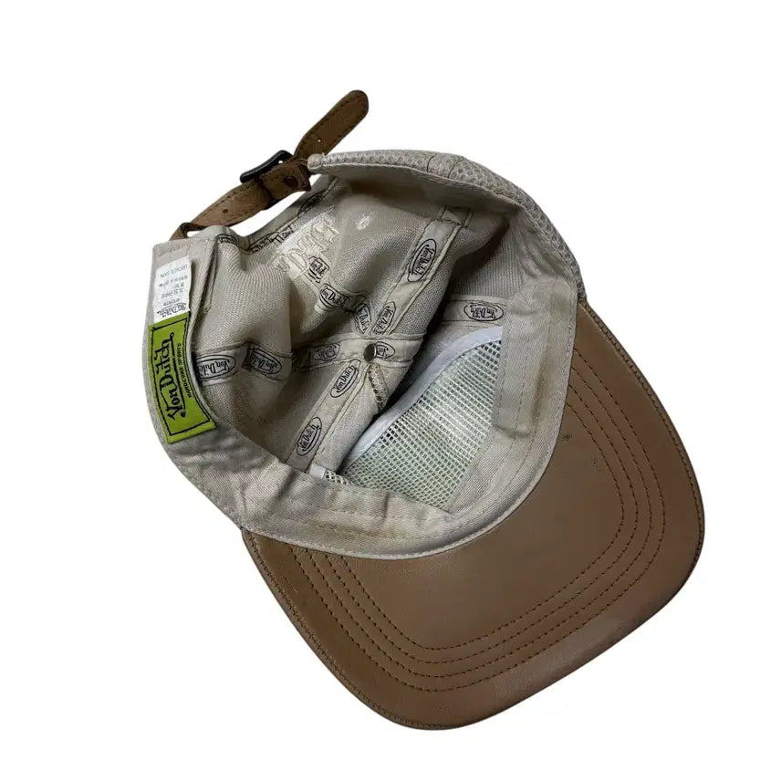 [BUNJANG] Bondechi Leather Mesh Ball Cap / 본더치 가죽 메쉬 볼캡