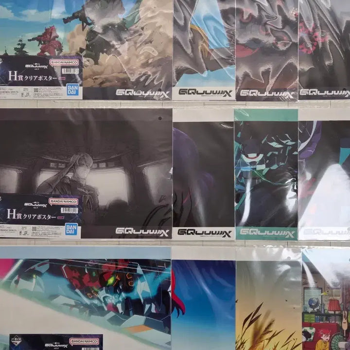[BUNJANG] Gundam G-Axe Ichiban Kuji Prize H Poster Set / (전12종) 건담 지쿠악스 제일복권 H상 포스터