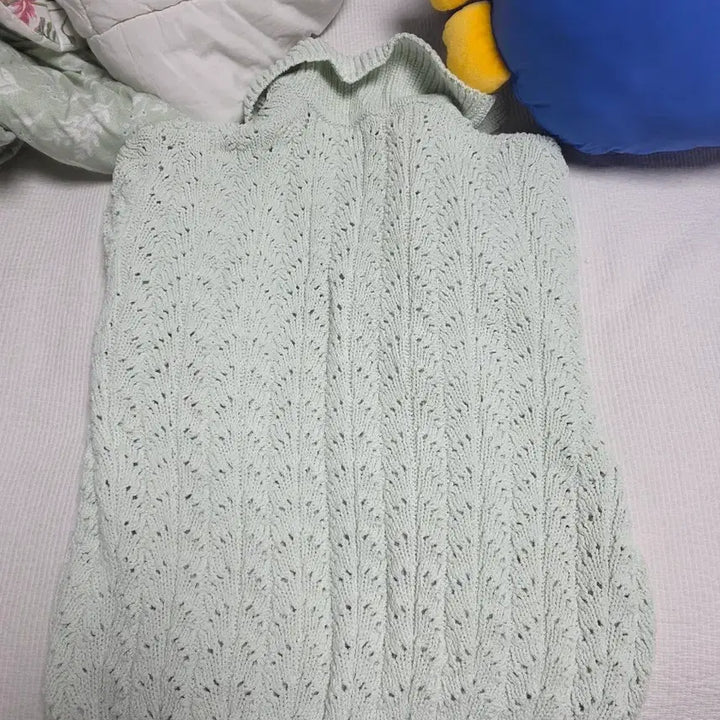 [SOLD OUT] 랑방 민트 반팔 니트 팝니다