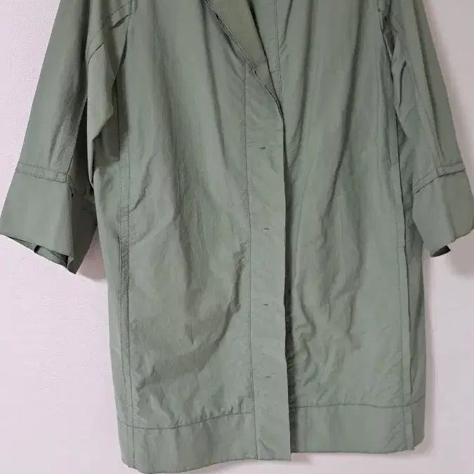 [BUNJANG] MINE Mint Green Short Half Coat / MINE 민트색 숏 하프 코트77,새거
