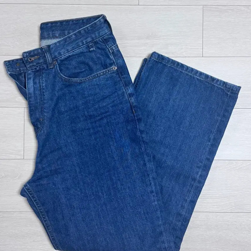 [SOLD OUT] [4] 마이라이브러리 x 벨리에 602 스트레이트 데님 빈티지 블루