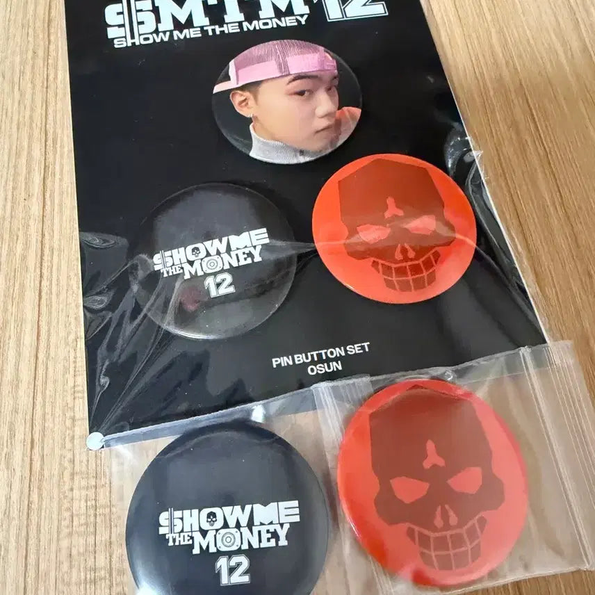 [SOLD OUT] 쇼미 권오선 오선 핀버튼 세트