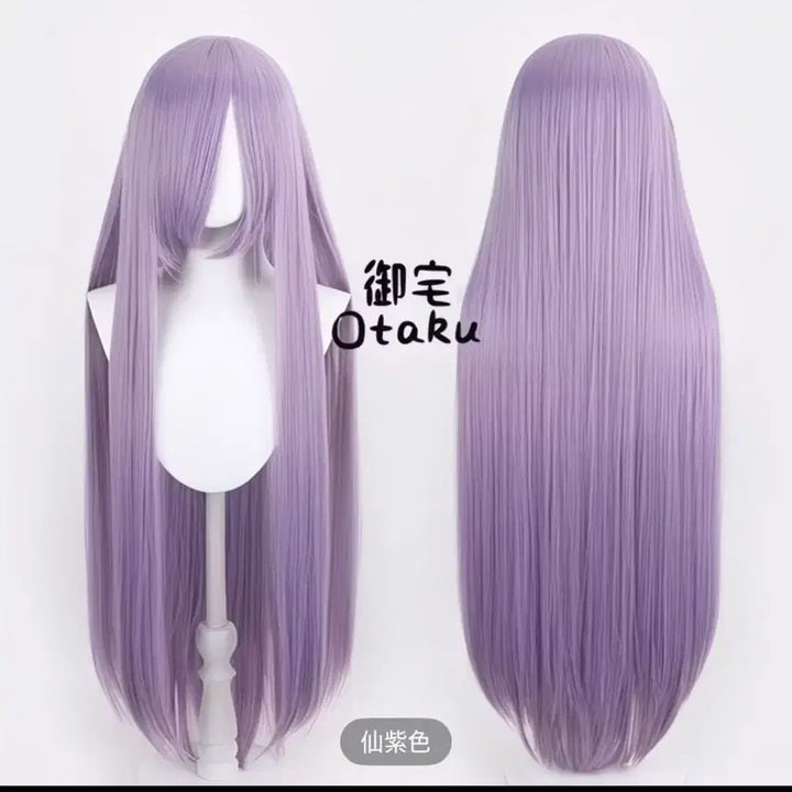 [BUNJANG] Purple 100cm Long Cosplay Wig / 보라색 롱 100cm 가발 코스프레용