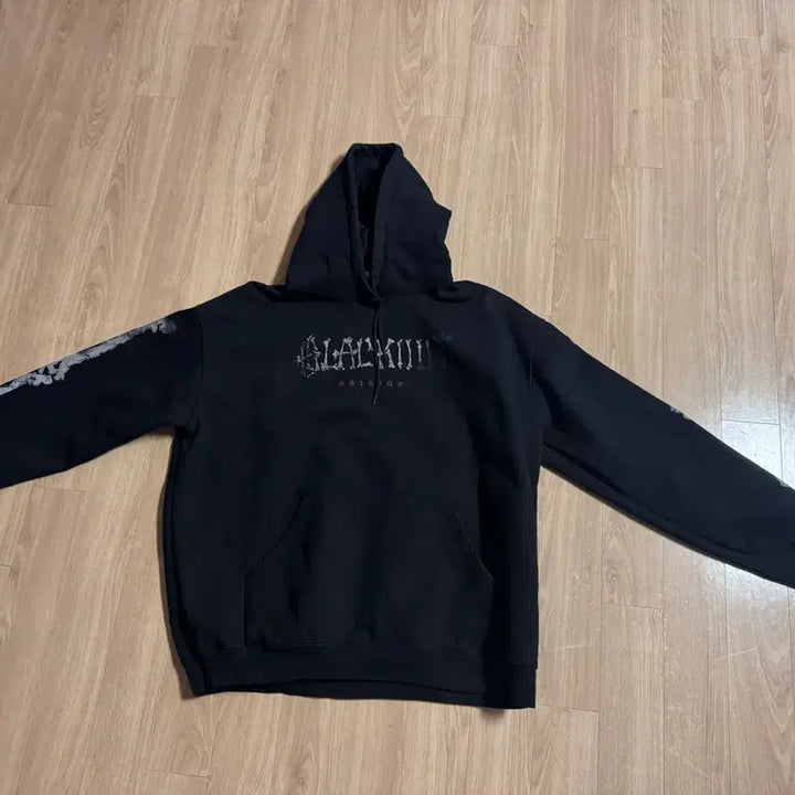 [BUNJANG] Blackout Black Hoodie XL / 블랙아웃 본 후드티 XL