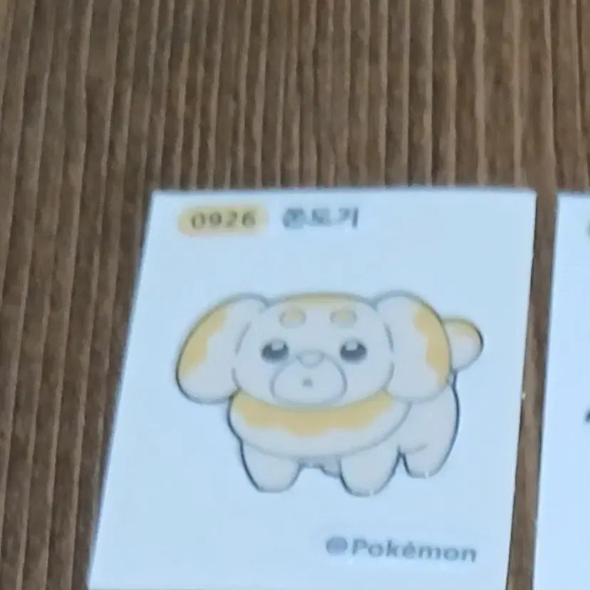 [SOLD OUT] 포켓몬띠부씰  쫀도기 띠부씰