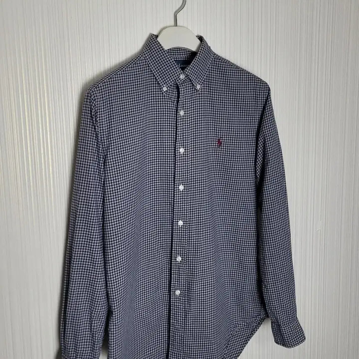 [BUNJANG] Polo Ralph Lauren Checkered Shirt / 95_폴로 체크 셔츠 네이비 랄프로렌