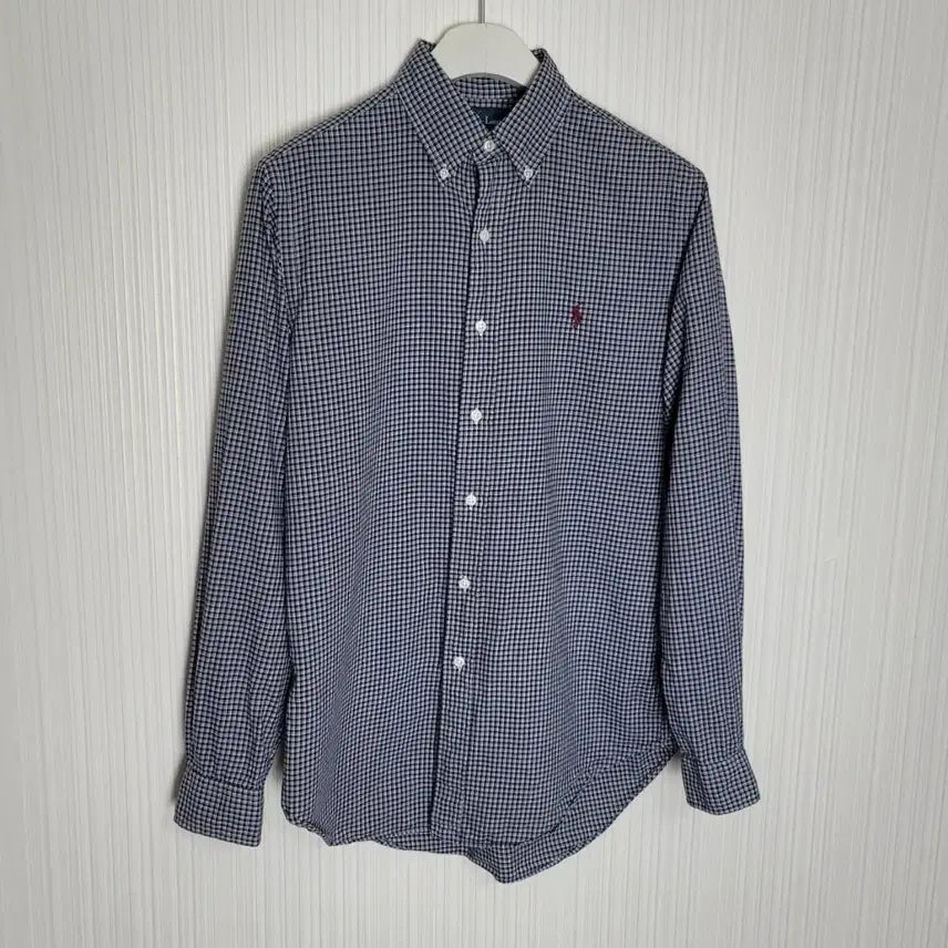[BUNJANG] Polo Ralph Lauren Checkered Shirt / 95_폴로 체크 셔츠 네이비 랄프로렌