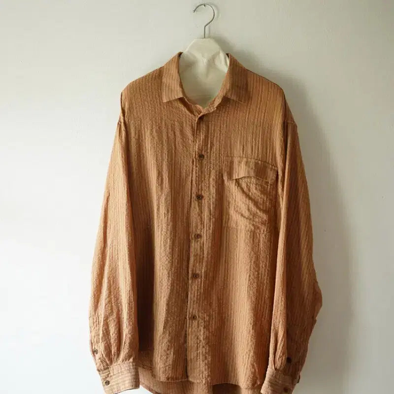 [BUNJANG] Wardrobe.41 Oversized Pajama Shirt / Wardrobe.41 오버사이즈 파자마 셔츠