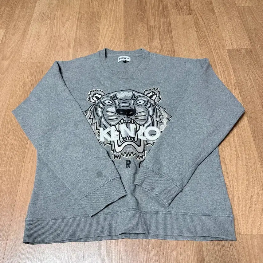 [BUNJANG] Kenzo Tiger Embroidered Sweatshirt / KENZO 겐조 정품 100사이즈 타이거 맨투맨 티셔츠!