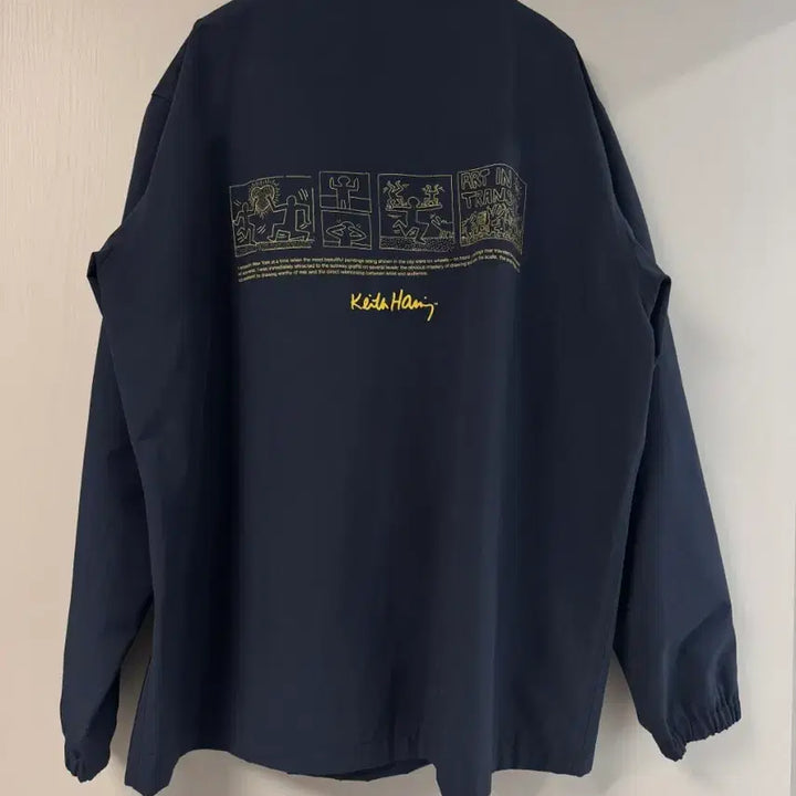[BUNJANG] Windbreaker Jacket - Navy (XL) / (XL) 남성 바람막이 점퍼 네이비 한번 착용