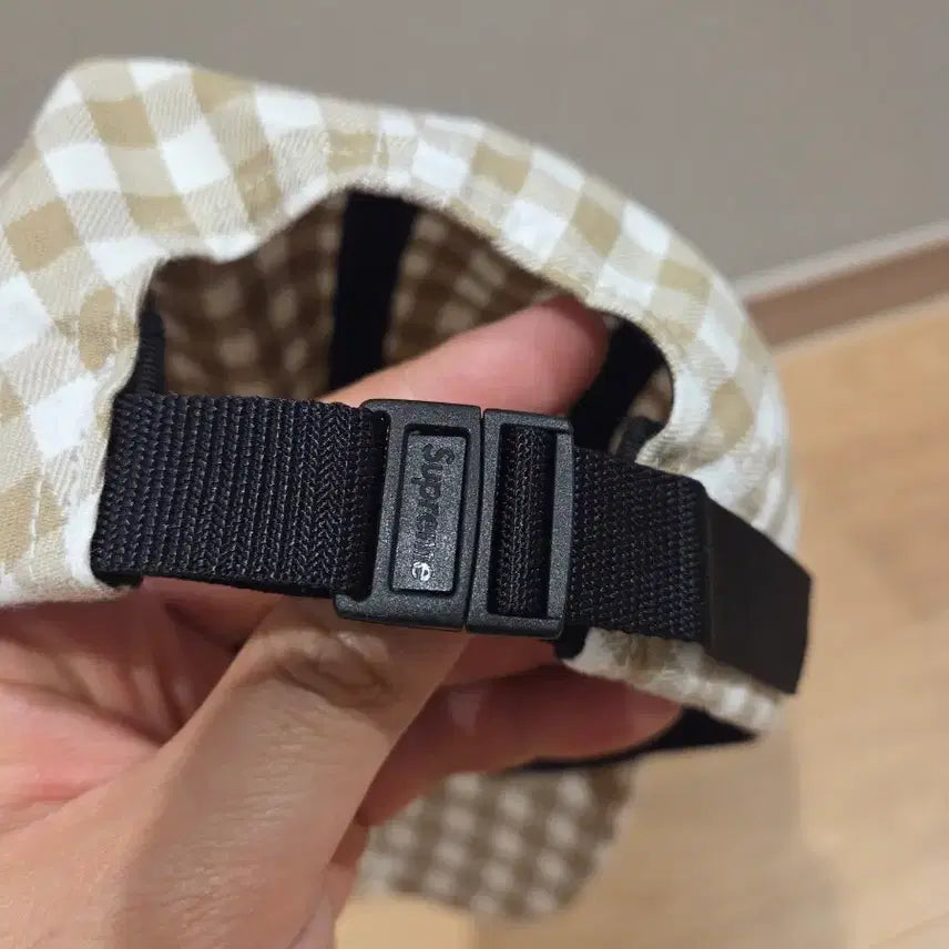 [BUNJANG] Supreme 23SS Gingham Camp Cap - Tan / 슈프림 23SS 깅엄 캠프캡 탄(Tan)