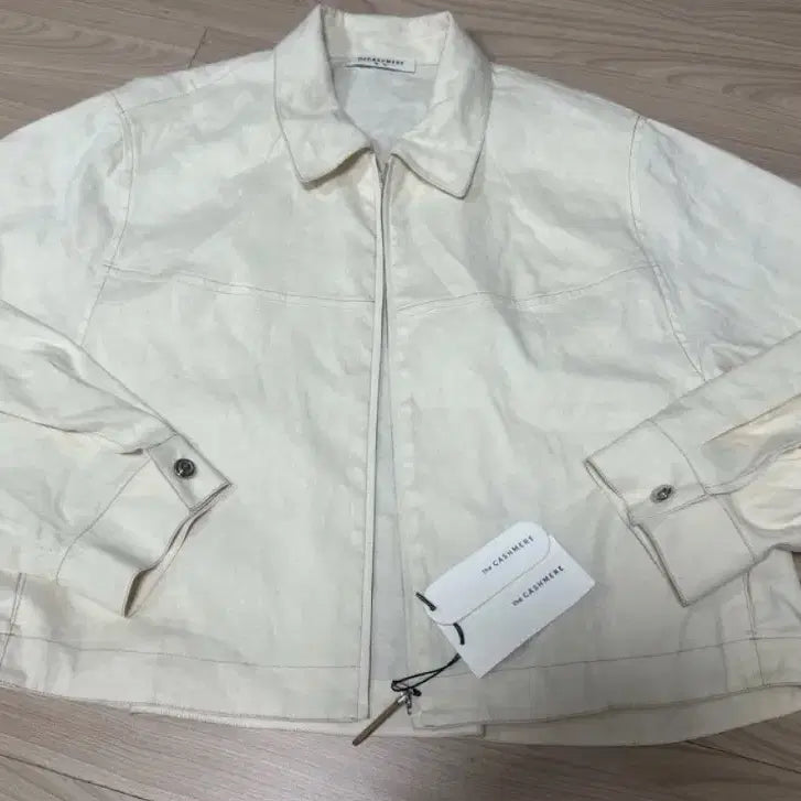 [SOLD OUT] the CASHMERE 더캐시미어 린넨 블렌드 칼라 집업 자켓