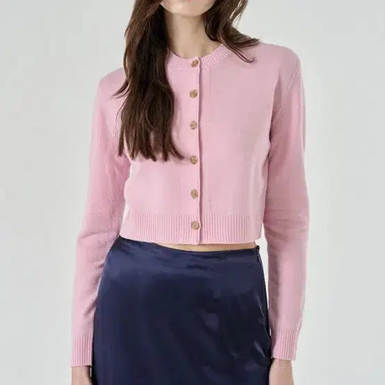 [BUNJANG] Pelote Fine Wool Crop Cardigan / 펠로트 파인울 크롭 가디건
