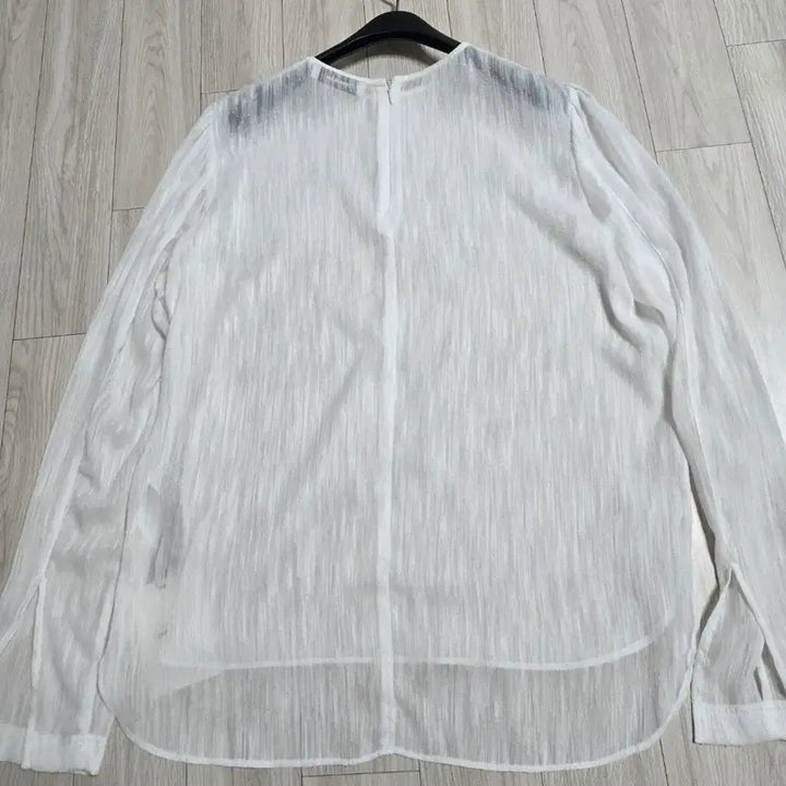 [BUNJANG] Gabrieli White Sheer Blouse / (새상품)가브리엘리 시스루 블라우스