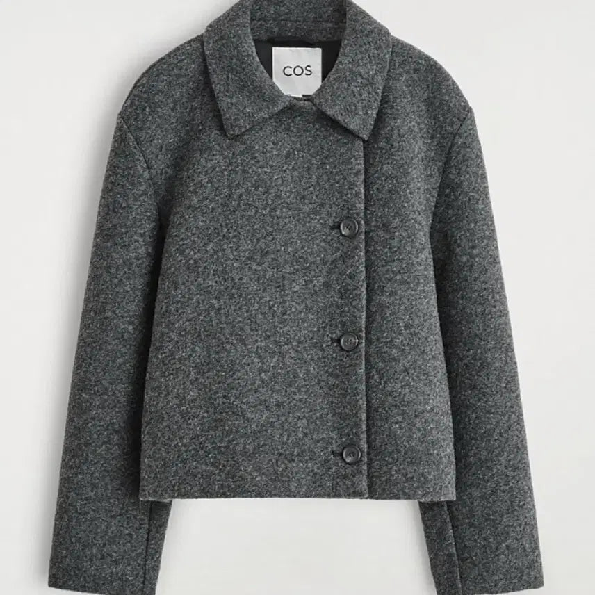 [BUNJANG] COS Boiled Wool Blend Jacket Grey / 택포) (XS)COS 코스 보일드 울 블렌드 재킷 / 그레이